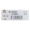 Peugeot 308 T9 13-17 lampa zadnja desna unutarnja  9677818280