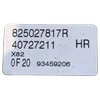 Renault  Trafic III  14-   brava vrata desna klizna   6-pinova    825027817R