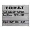 Renault Twingo III   14-     radio   281153735R