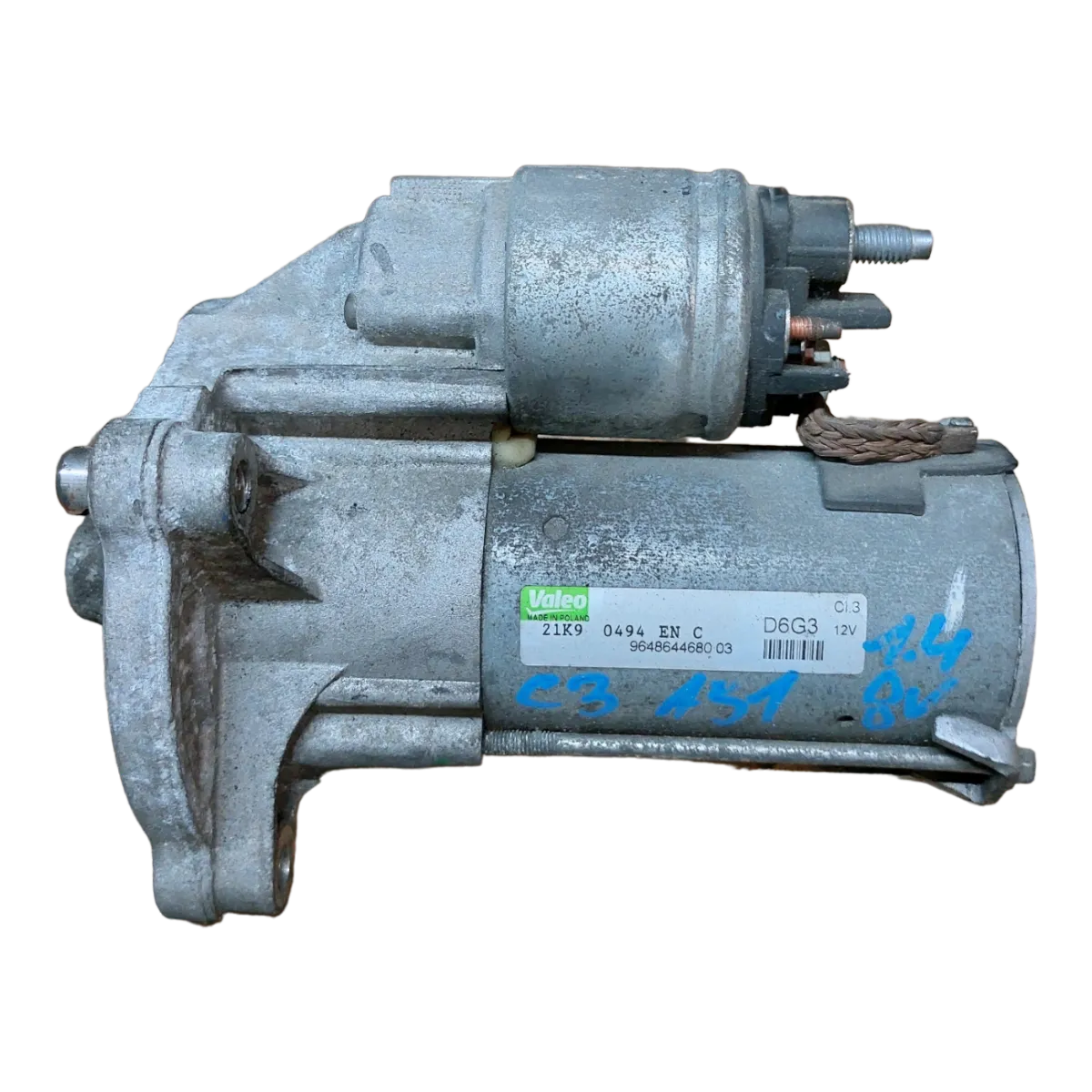 Citroen  C3 A51 1.6 HDI  09-16  starter/alnaser