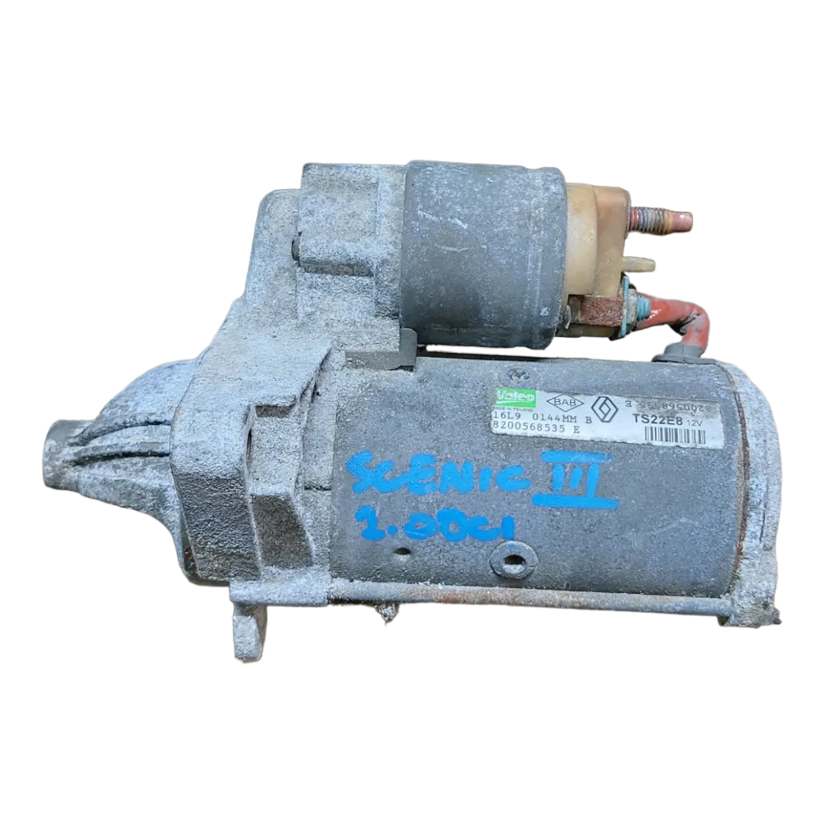 Renault Scenic II 2.0 DCI  03-09   starter/alnaser