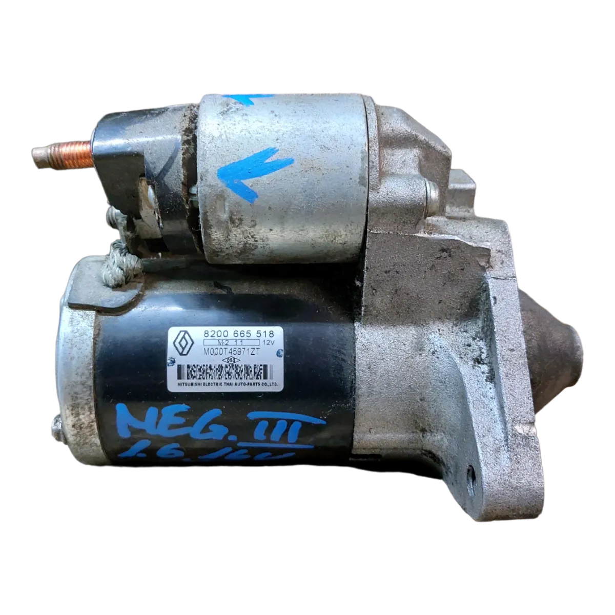 Renault Megane III  1.6 16V   08-16  starter/alnaser