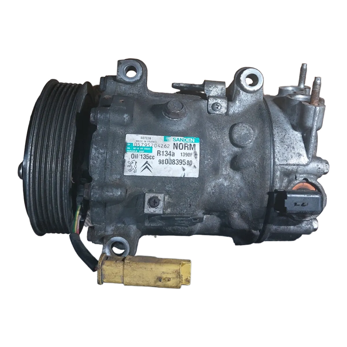 Peugeot 308 1.6 HDI  07-13  kompresor klime   9800389580  SD7C16