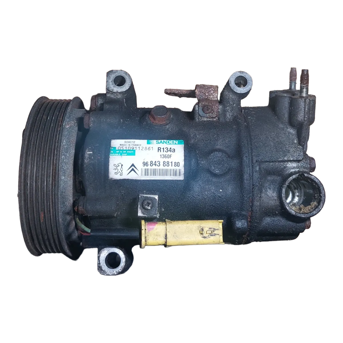 Peugeot 307 1.6  HDI  04-09    kompresor klime  9684388180     SD6C12
