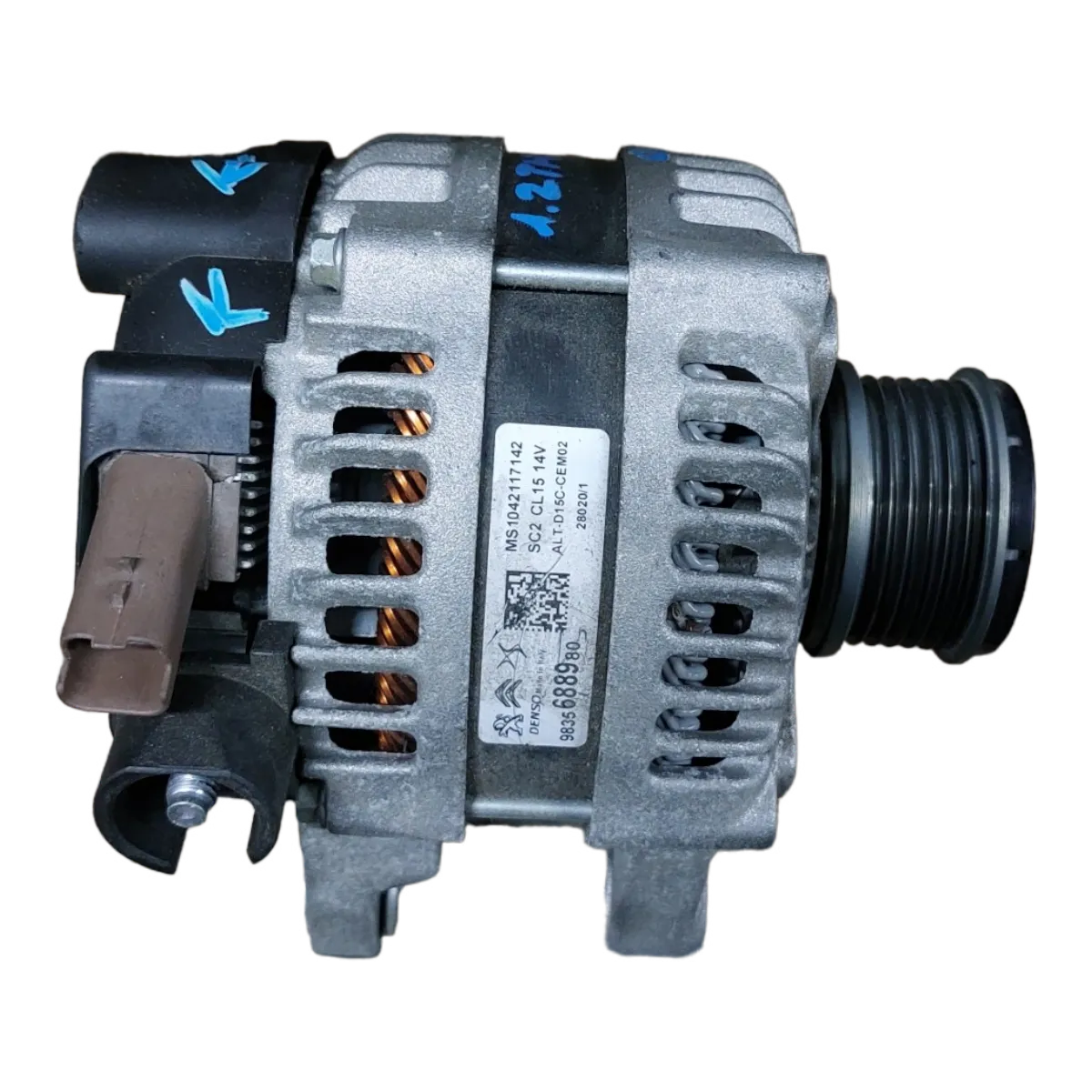 Peugeot 2008 P24  1,2 THP 19-    alternator  9835688980   TEST