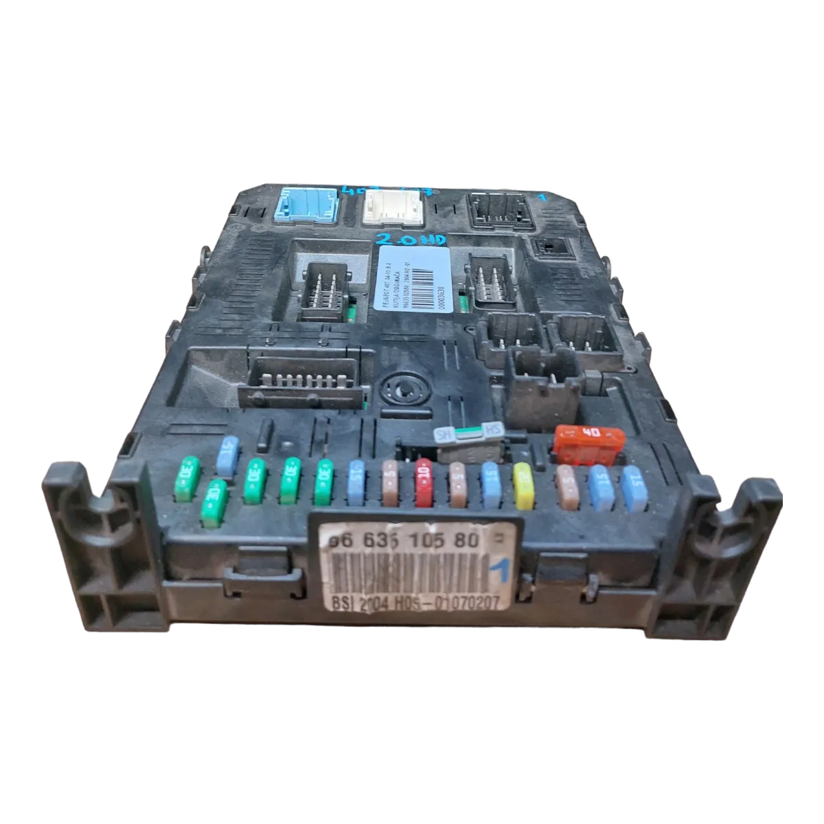 Peugeot 407  04-10  BSI kutija osigurača   9663510580   2004 H05-01