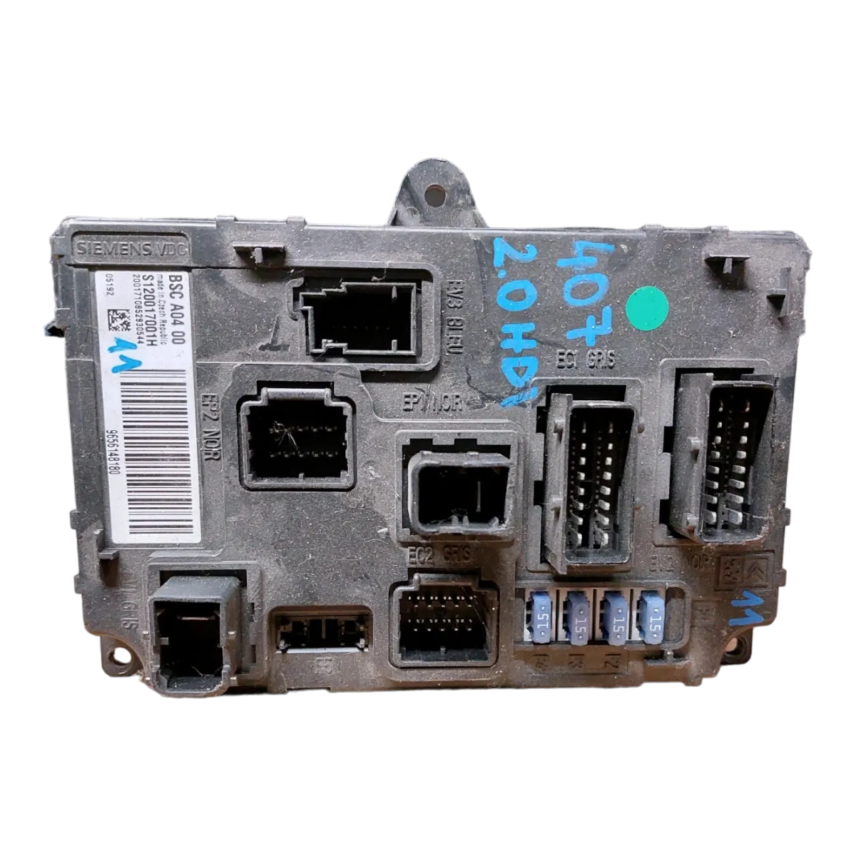 Peugeot 407  04-10  BSI  kutija osigurača  9656148180   A04-00