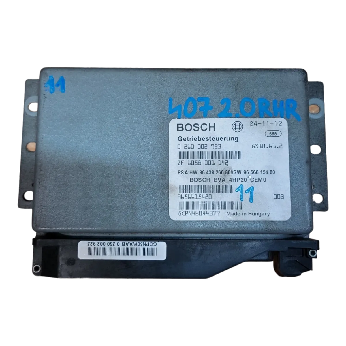 Peugeot 407  06-10 računalo  autom. mjenjača   0260002923   9643926680   9656615480