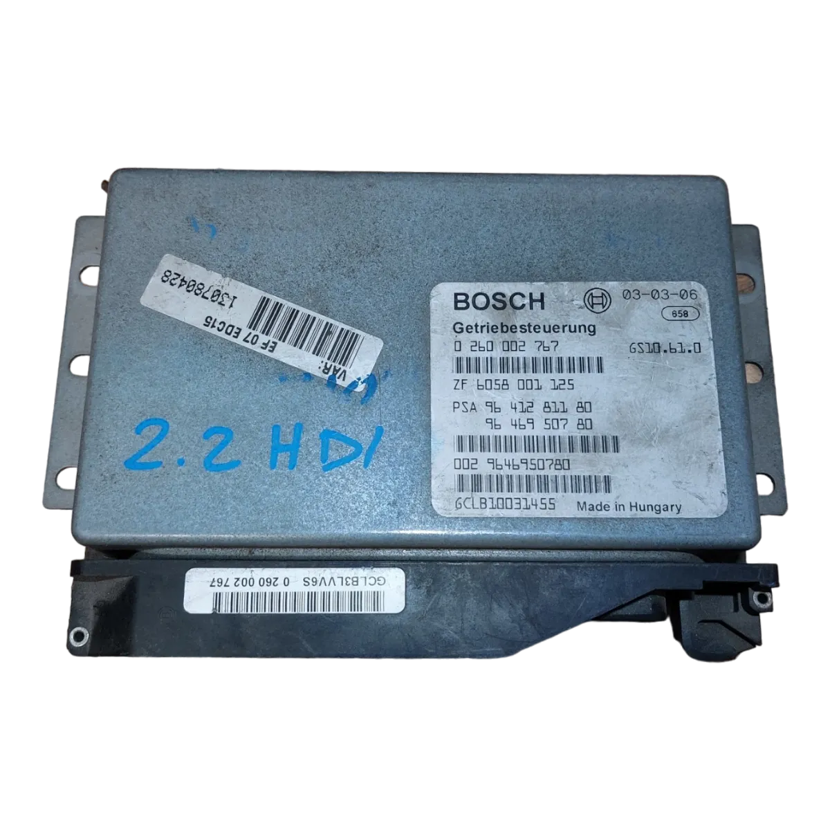 Citroen  C5  01-05  računalo  autom. mjenjača   0260002767   9641281180   9646950780