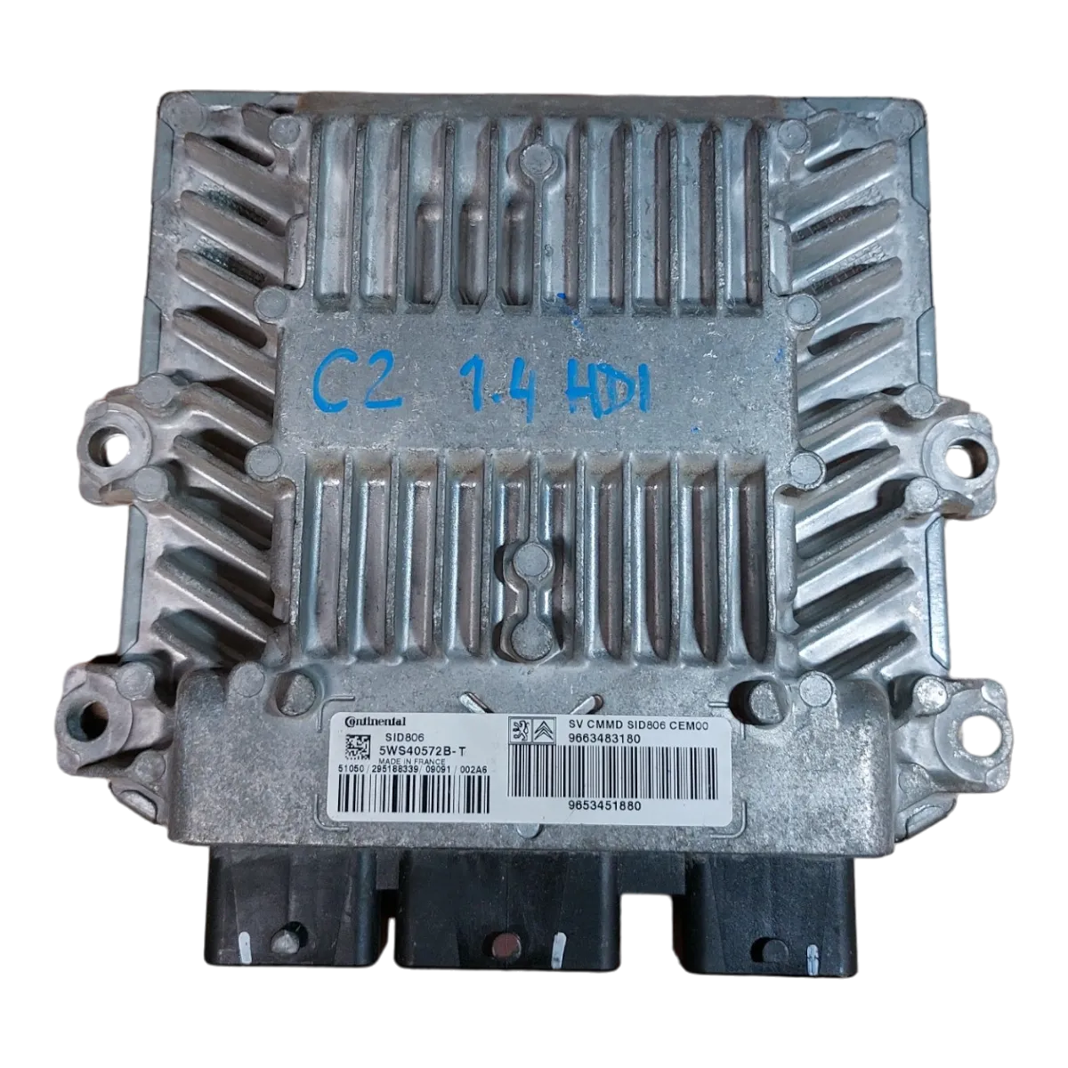 Citroen C2 1.4 HDI 07-09 računalo-centrala motora  5WS40572B-T  9663483180  9653451880
