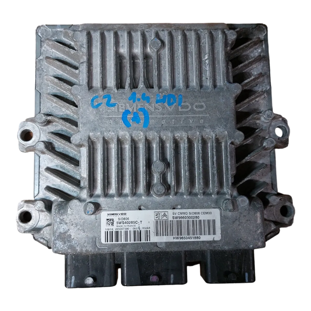 Citroen C2 1.4 HDI 07-09 računalo-centrala motora  5WS40285C-T   9660300280   9653451880