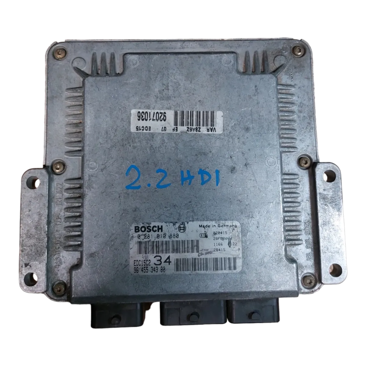 Peugeot 607 2.2 HDI  99-10   računalo-centrala motora    0281010880   9645534980