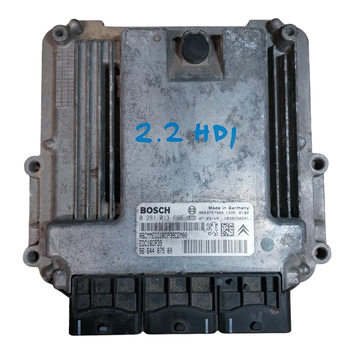 Citroen  C-Crosser  2.2 HDI 07-12   računalo-centrala motora   0281013666  9664487580  9663757980