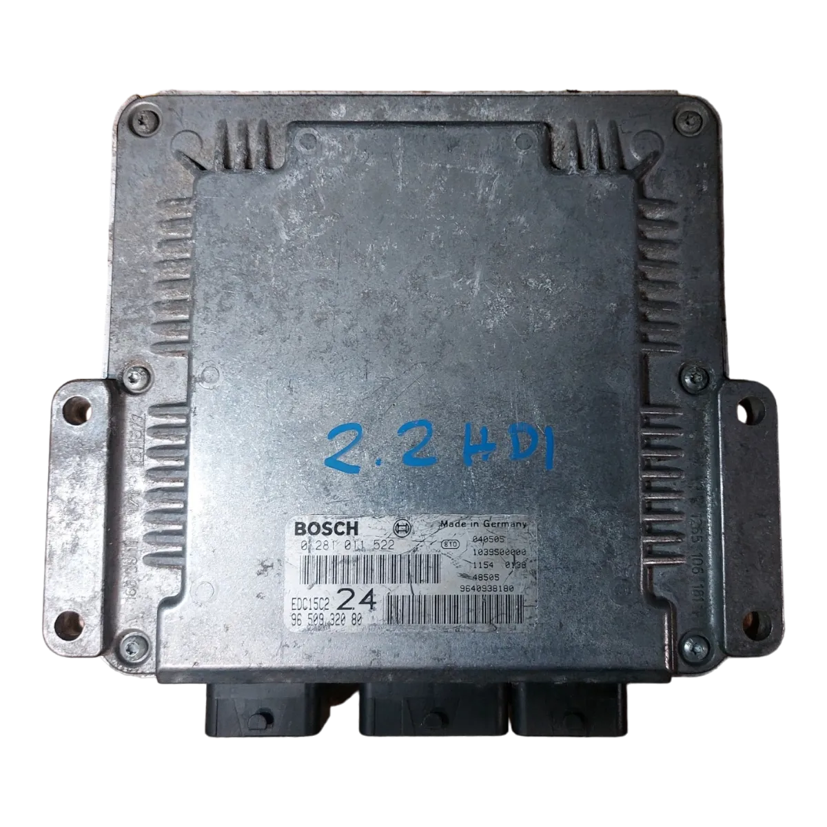 Citroen C8  2.2 HDI  02-14    računalo-centrala motora   0281011522  9650932080  9640938180