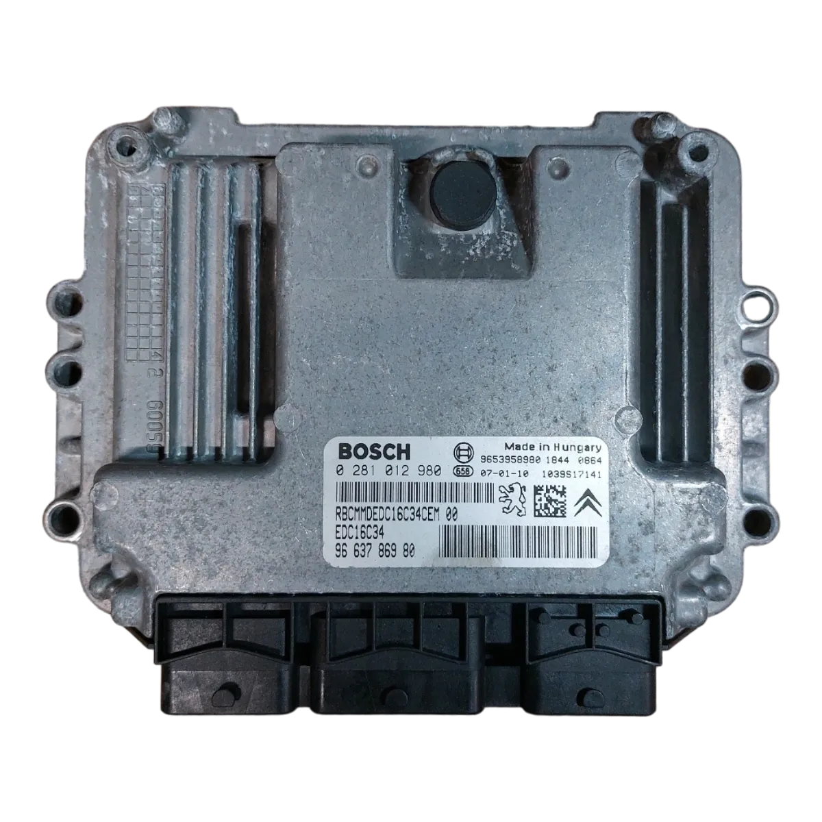 Citroen C4 Picasso 1.6 HDI 07-13   računalo-centrala motora   0281012980  9663786980  9653958980