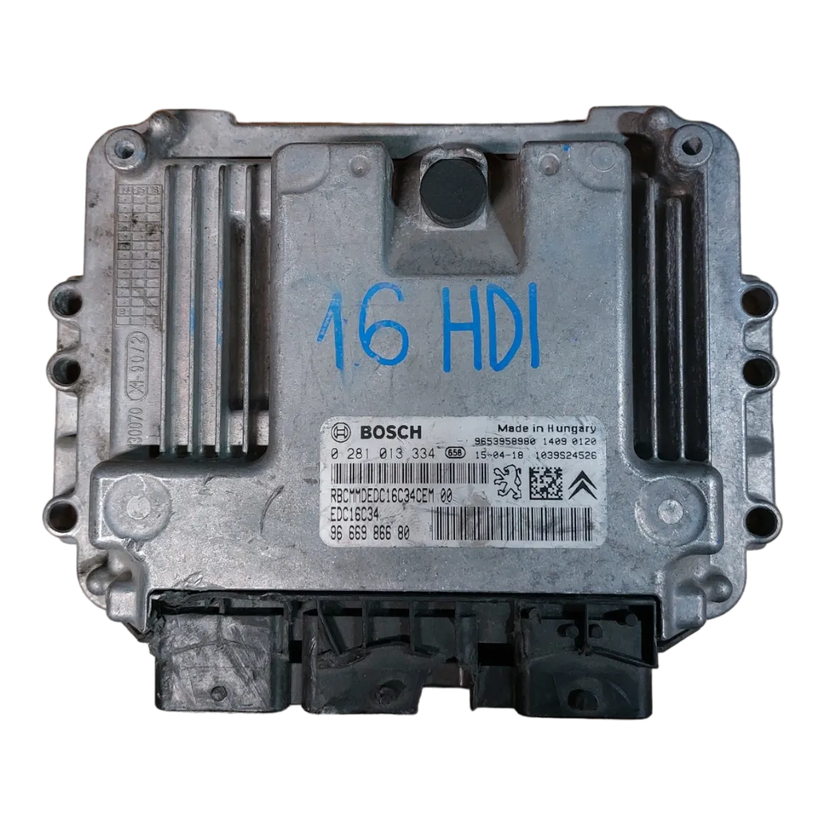 Citroen  C4 Grand Picasso 1.6 HDI 07-13  računalo-centrala motora  0281013334  9666986680  9653958980