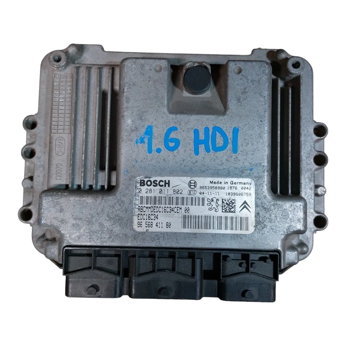 Citroen C4 Picasso 1.6 HDI 07-13  računalo-centrala motora   0281011802   9658841180  9653958980