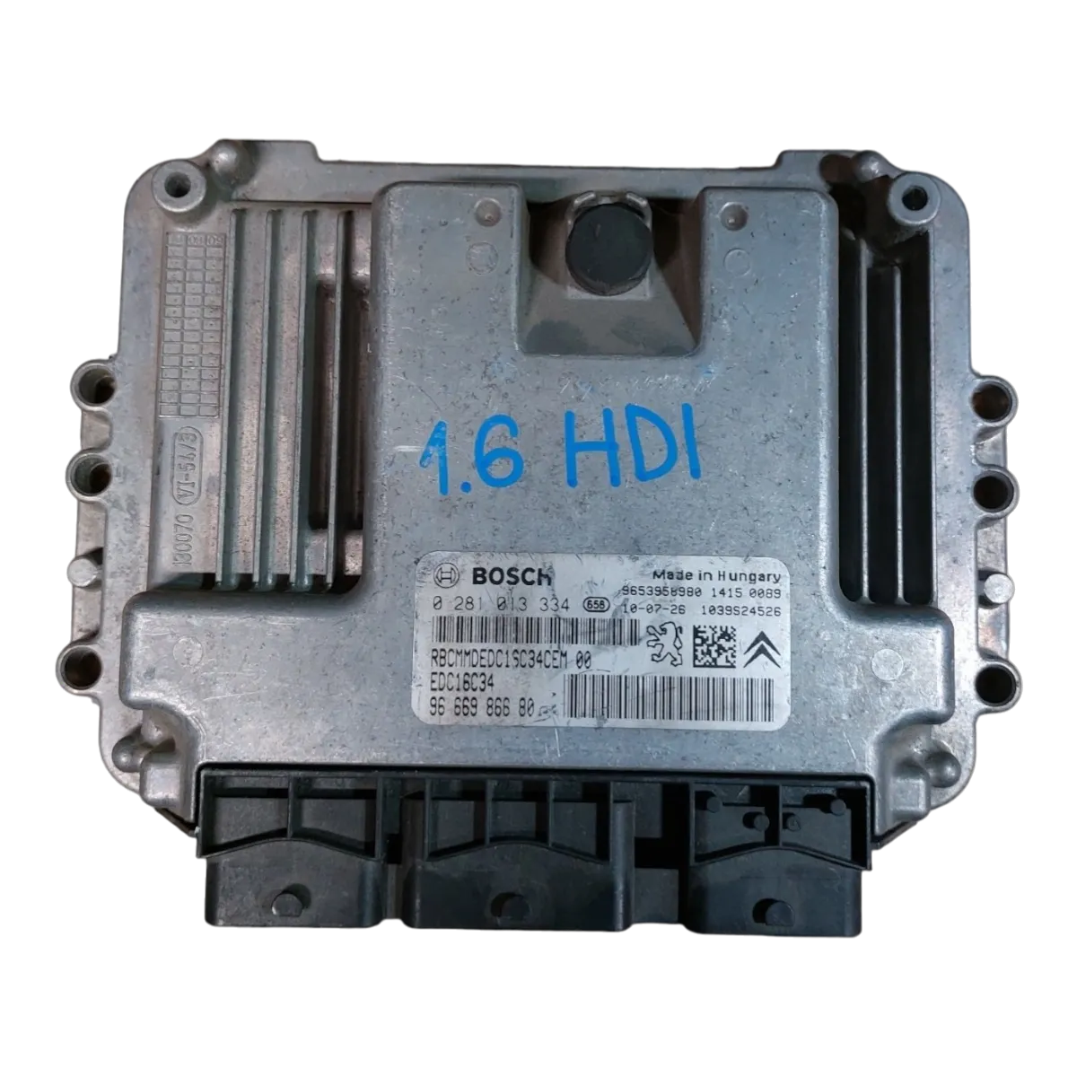 Peugeot 5008 1.6 HDI  09-16  računalo-centrala motora  0281013334  9666966680   9653958980