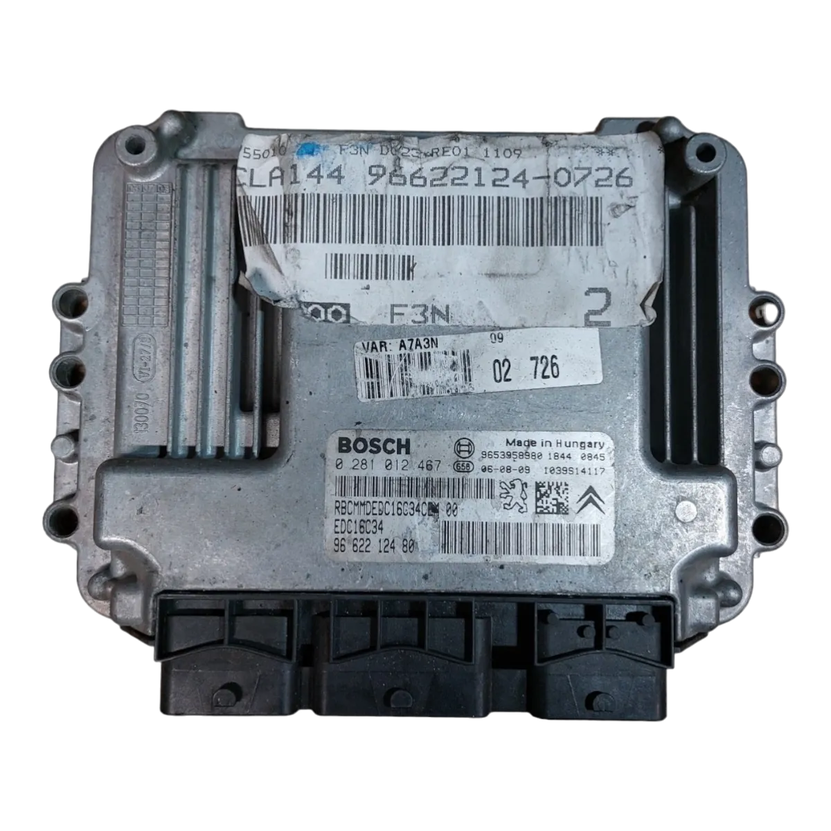 Peugeot Partner III 1.6 HDI  08-   računalo-centrala motora  0281013871  9664618080  9653958980