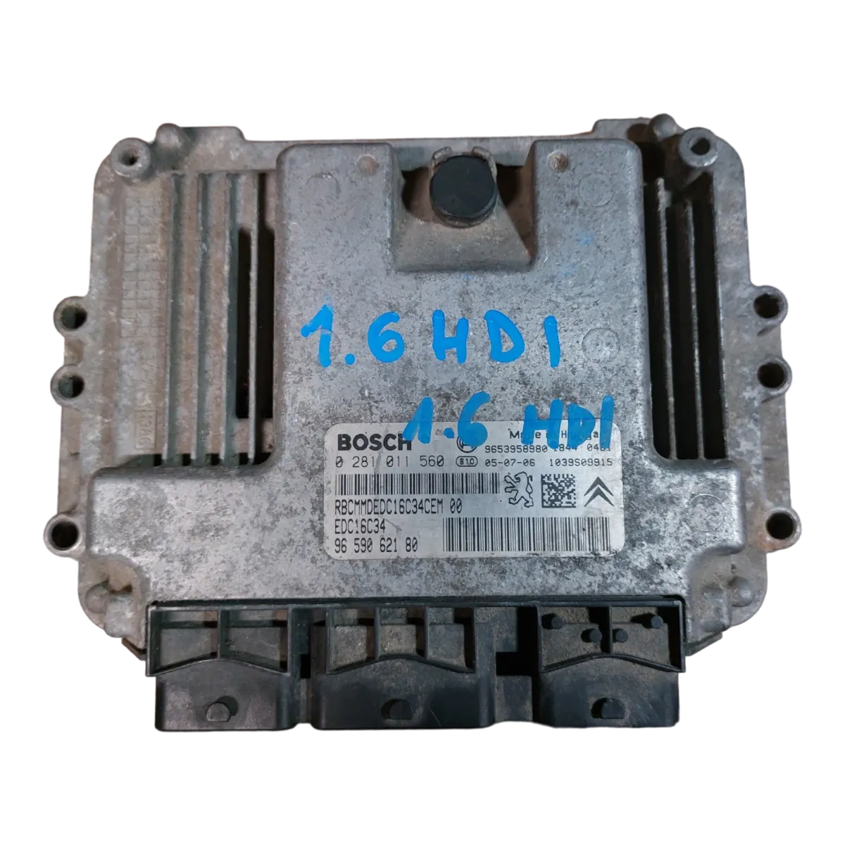 Peugeot  206  1.6 HDI  98-09  računalo-centrala motora  0281011560  9659062180  9653958980