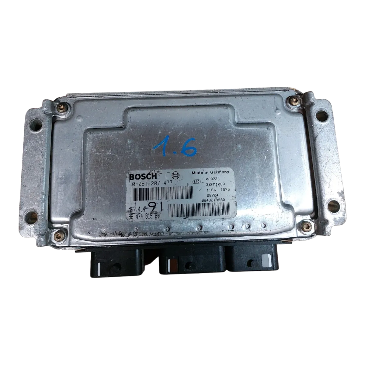 Peugeot 206 CC  1.6 16V 00-08   računalo-centrala motora   0261207477   9647481580   9643218980