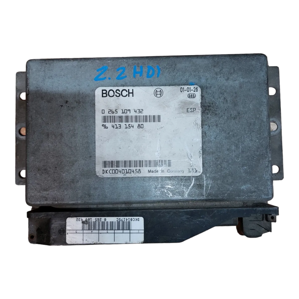 Peugeot 607 2.2 HDI  99-10   računalo-centrala motora   0265109432   9641315480