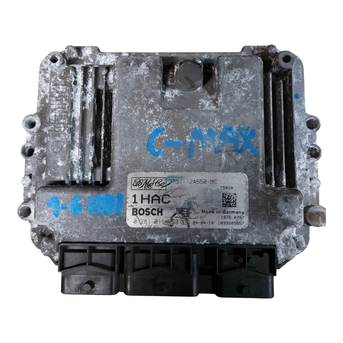 Ford C-Max DM2 1.6 TDCI 07-10   računalo-centrala motora   3M5112A650MC   0281011263