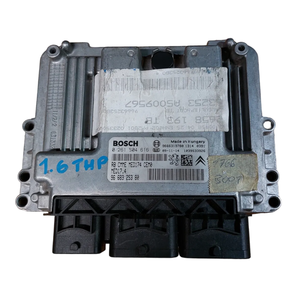 Peugeot  3008 1.6 THP   09-16  turbina  računalo-centrala motora   0261S04616   9666325380