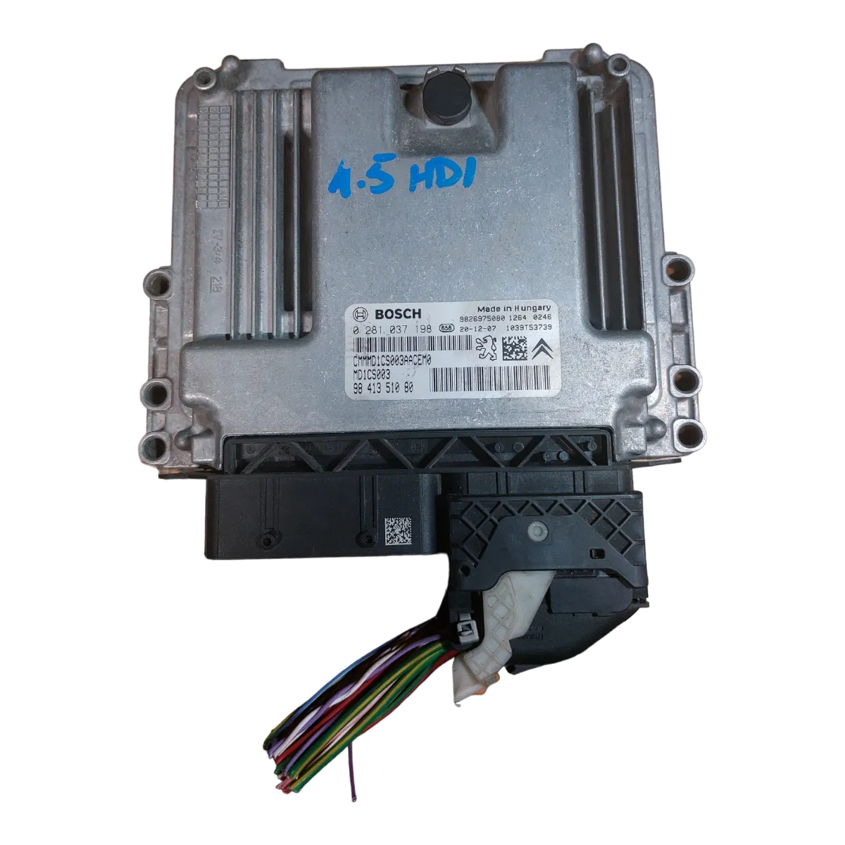 Peugeot 2008 P24 1.5 HDI 19-    računalo-centrala motora   0281037198  9841351080