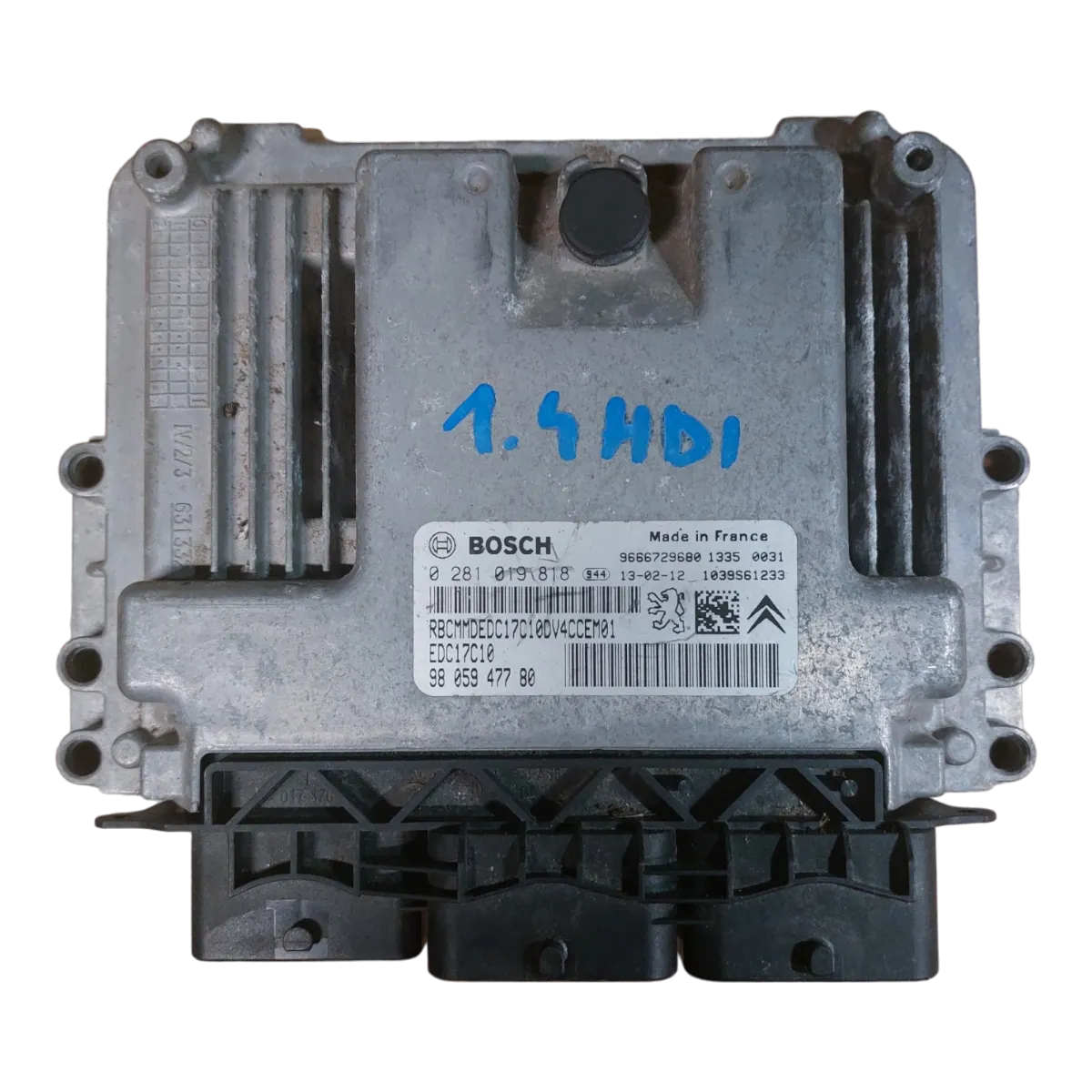 Peugeot 2008 1.4 HDI 13-19  računalo-centrala motora   0281019818   9805947780