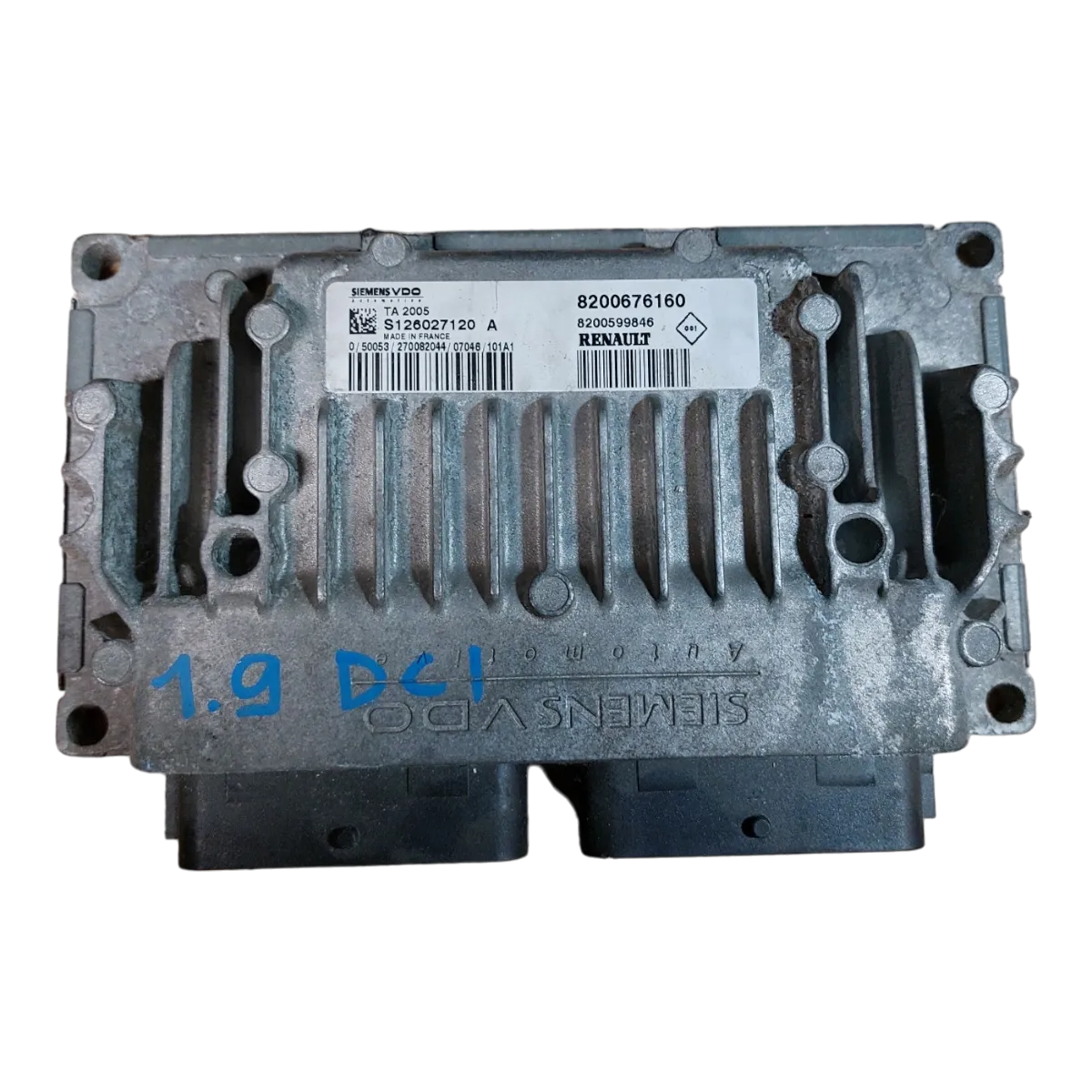 Renault Laguna II 1.9 DCI  00-08    računalo-centrala motora  S126027120A   8200676160  8200599846