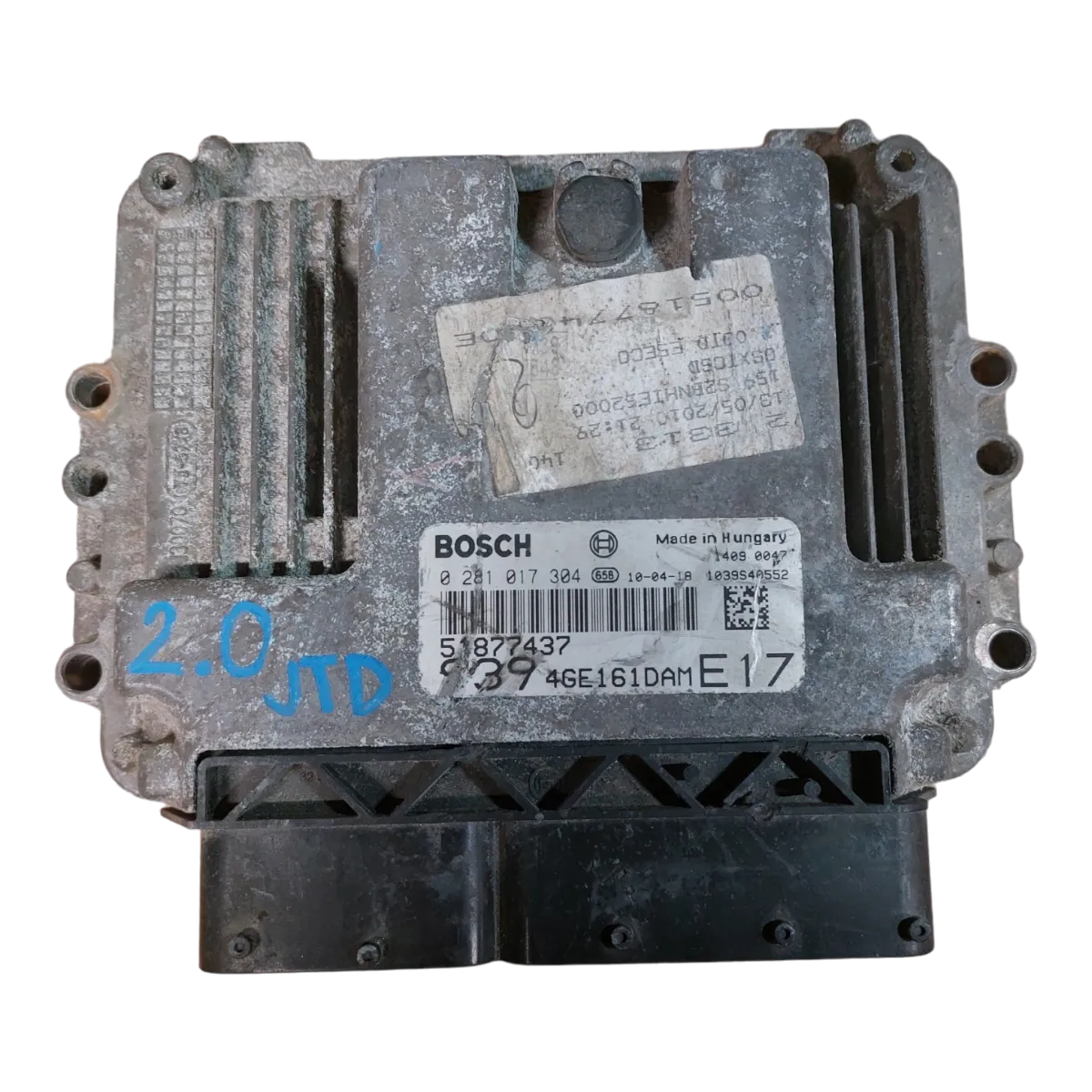 Alfa  Romeo 159 1.9 JTD  04-11  računalo-centrala motora   0281017304    51877437