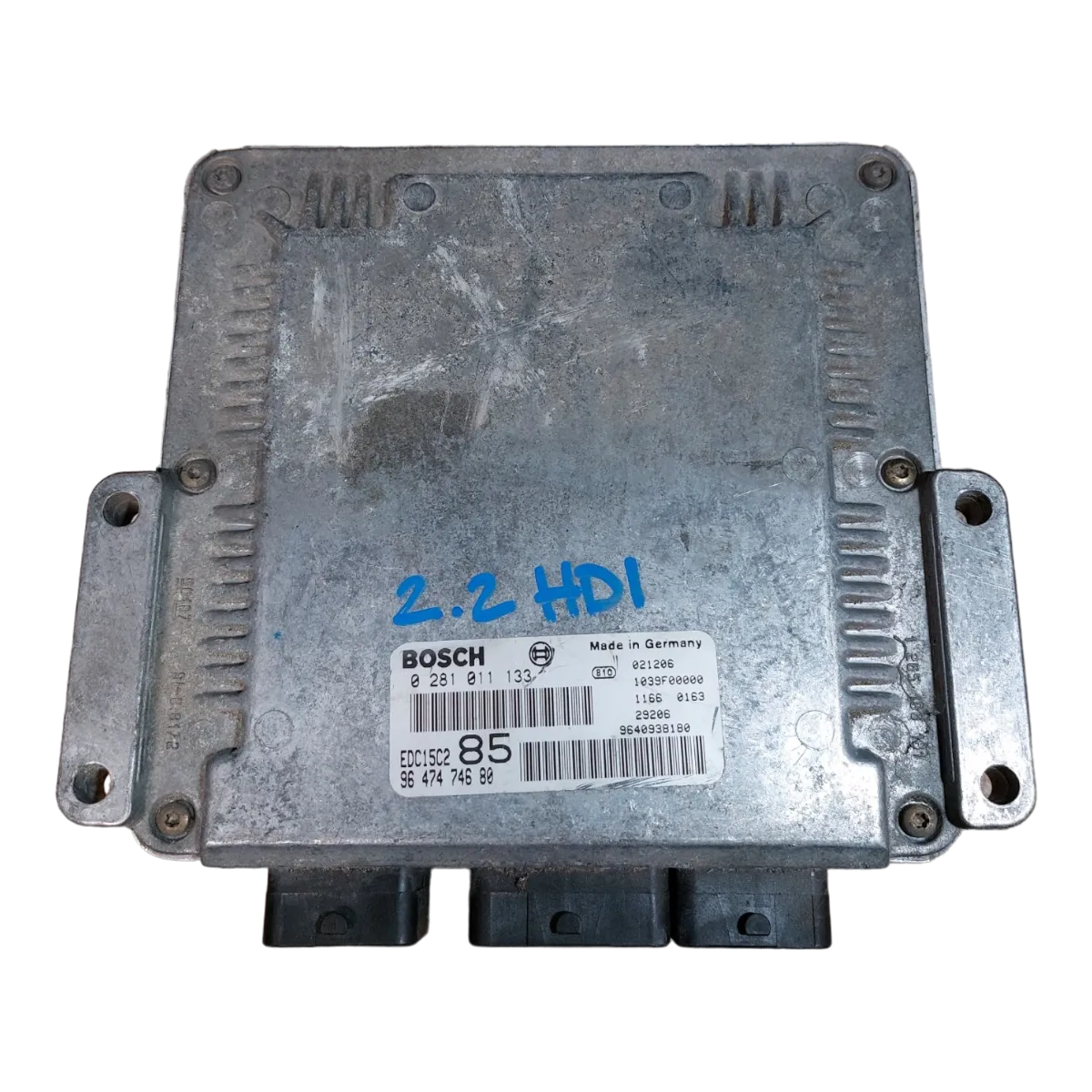 Lancia  Phedra 2.2 HDI  02-10  računalo-centrala motora  0281011133  9647474680