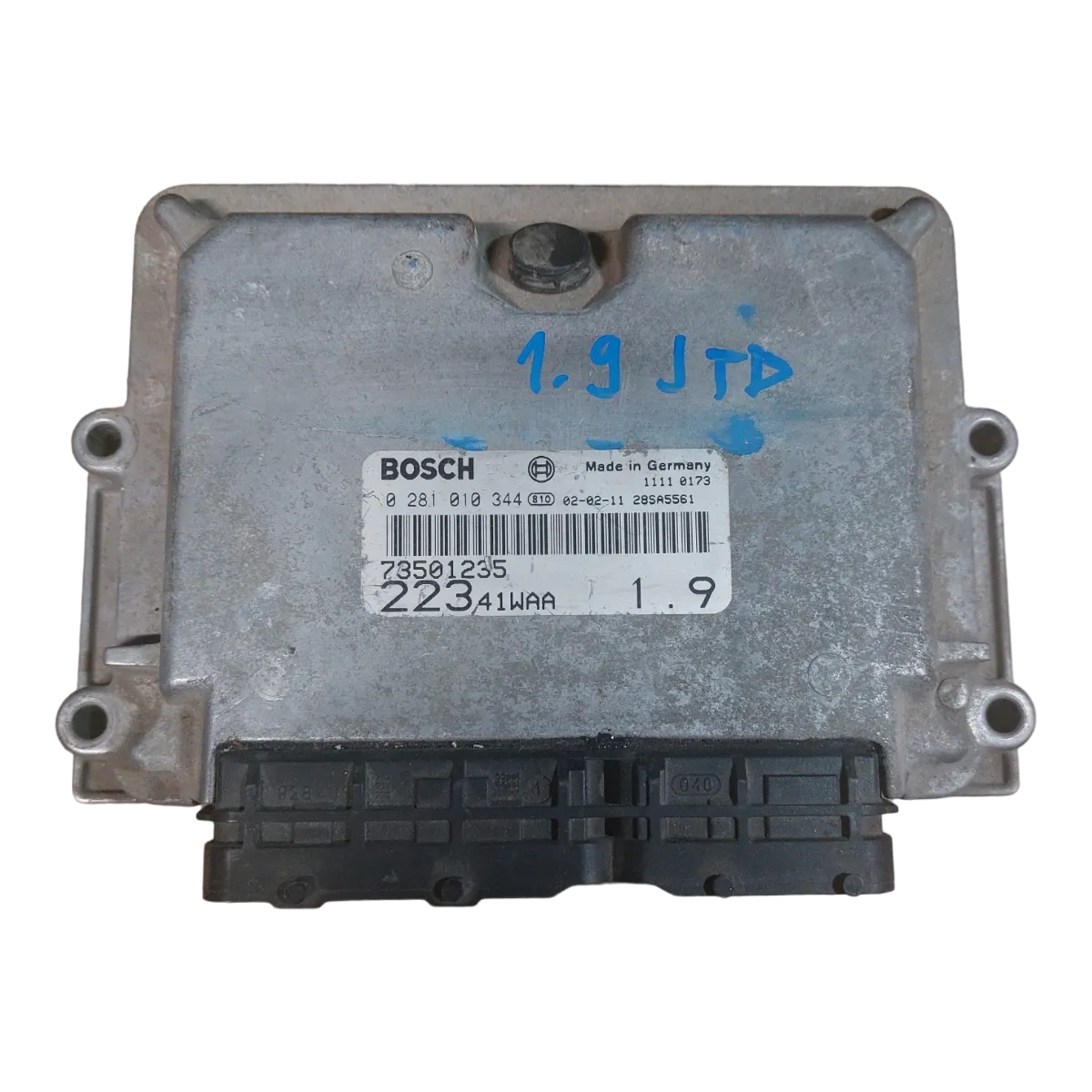 Fiat Doblo 1.9 JTD 00-10  računalo-centrala motora   0281010344   73501235