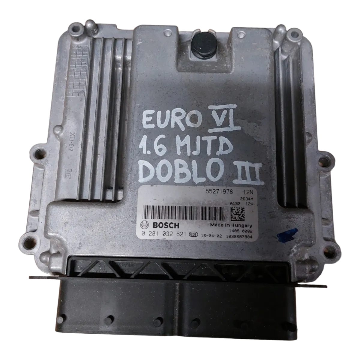 Fiat Doblo III  1.6 JTD 10-  računalo-centrala motora  0281032621   55271978