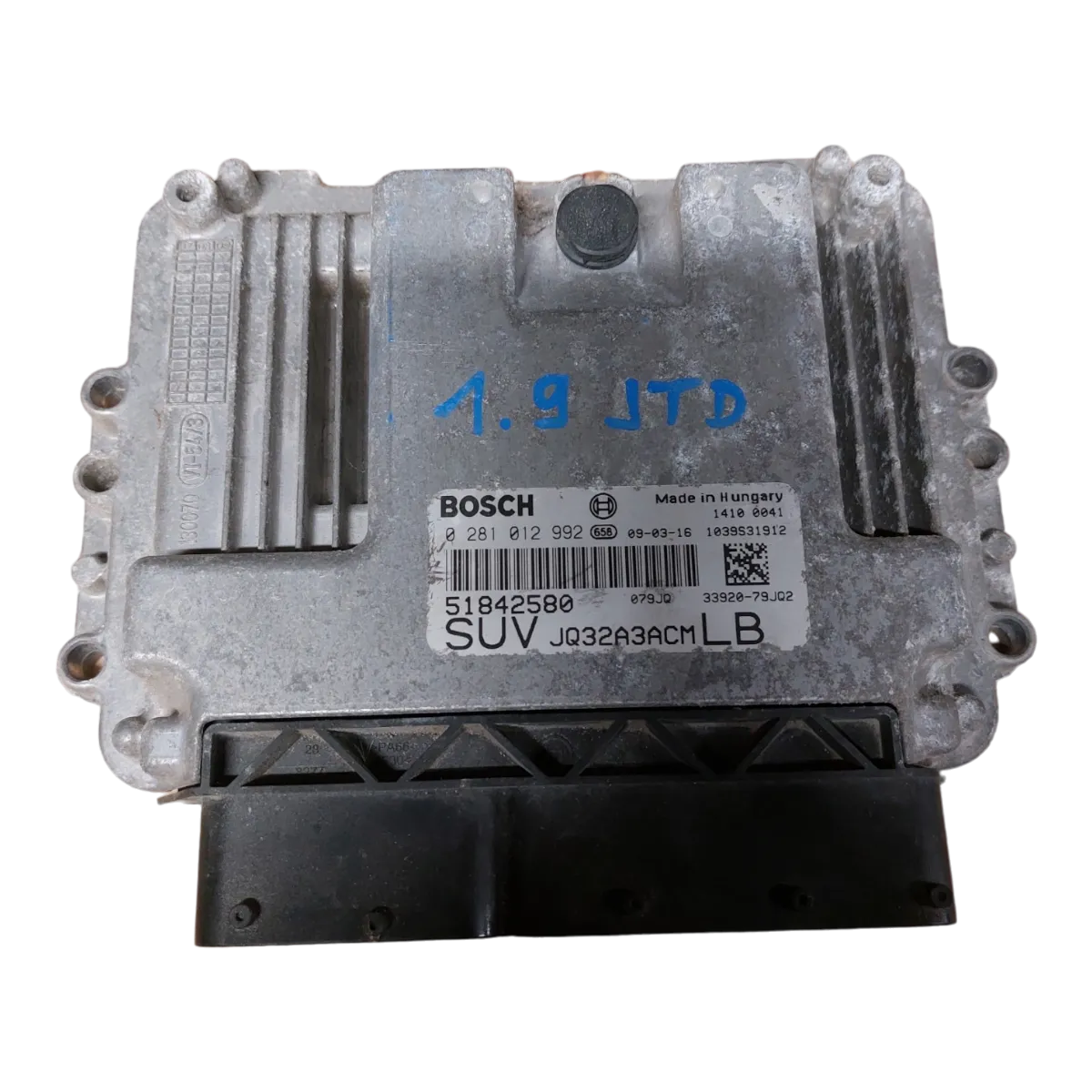 Suzuki SX4  1.9D 06-13   računalo-centrala motora   0281012992   51842580