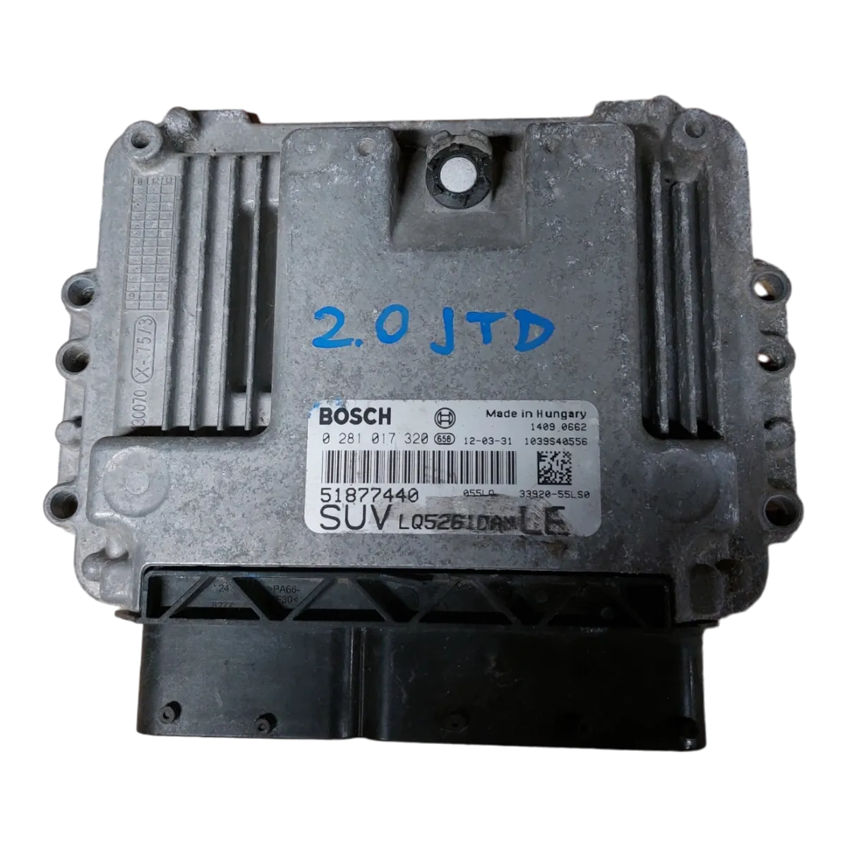 Suzuki SX4  2.0 D 06-13   letva volana   računalo-centrala motora  0281017320  51877440