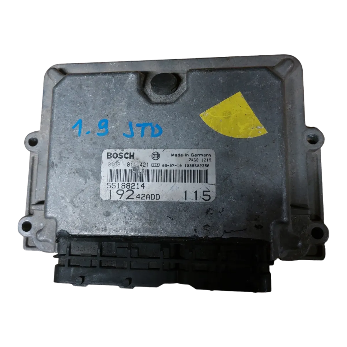 Fiat Stilo  1.9 JTD   01-10   računalo-centrala motora  0281011421  55188214