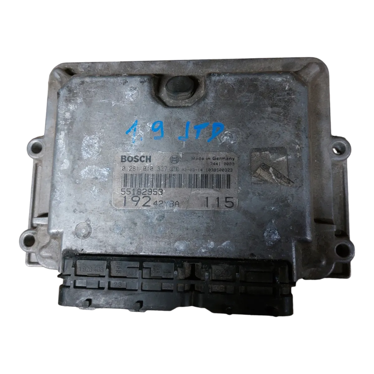 Fiat Stilo  1.9 JTD   01-10   računalo-centrala motora  0281010337     55182953