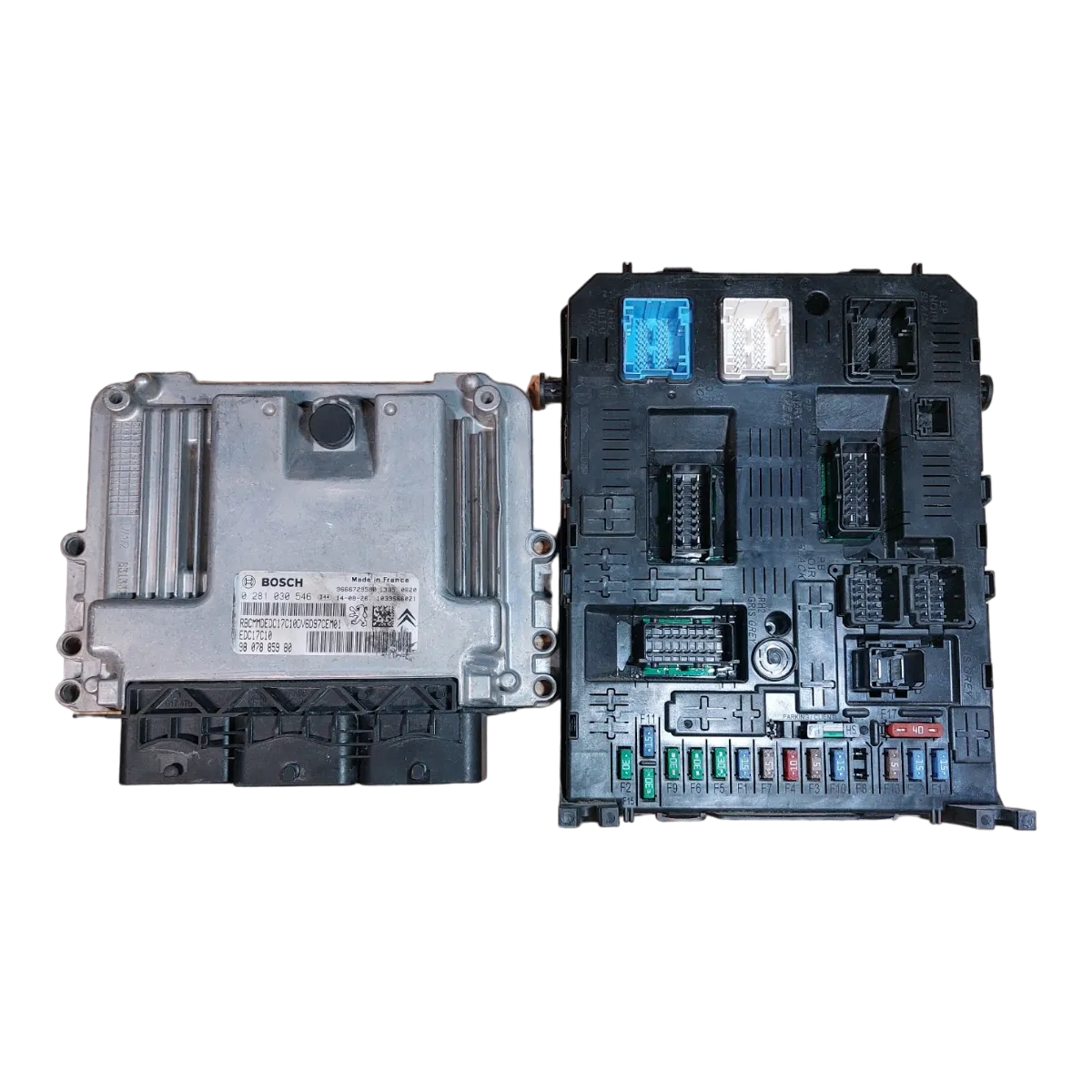 Citroen  Berlingo III 1.6 HDI  euro V 10-15  set  računalo ECU+BSI  0281030546  9807885980  9678477080  04EVK03-00