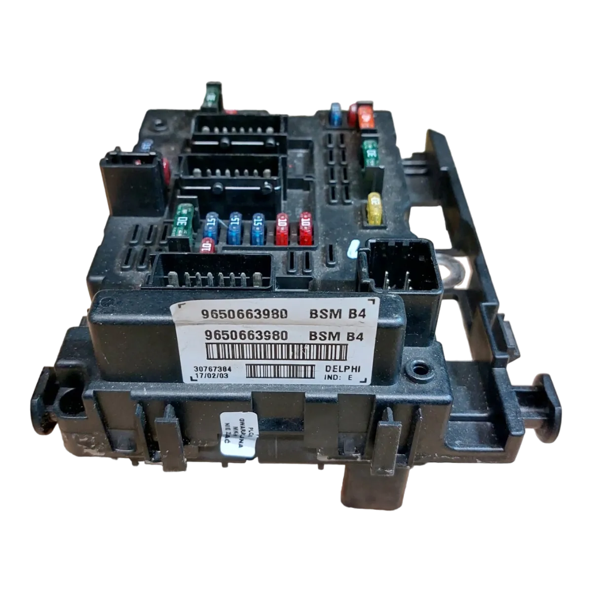 Citroen C8   02-14    BSM   vanjska kutija osigurača   9650663980    B4