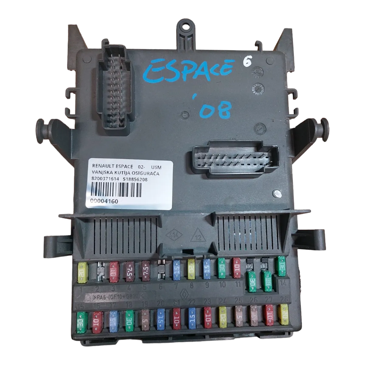 Renault Espace    02-     USM vanjska kutija osigurača    8200371614   518856208