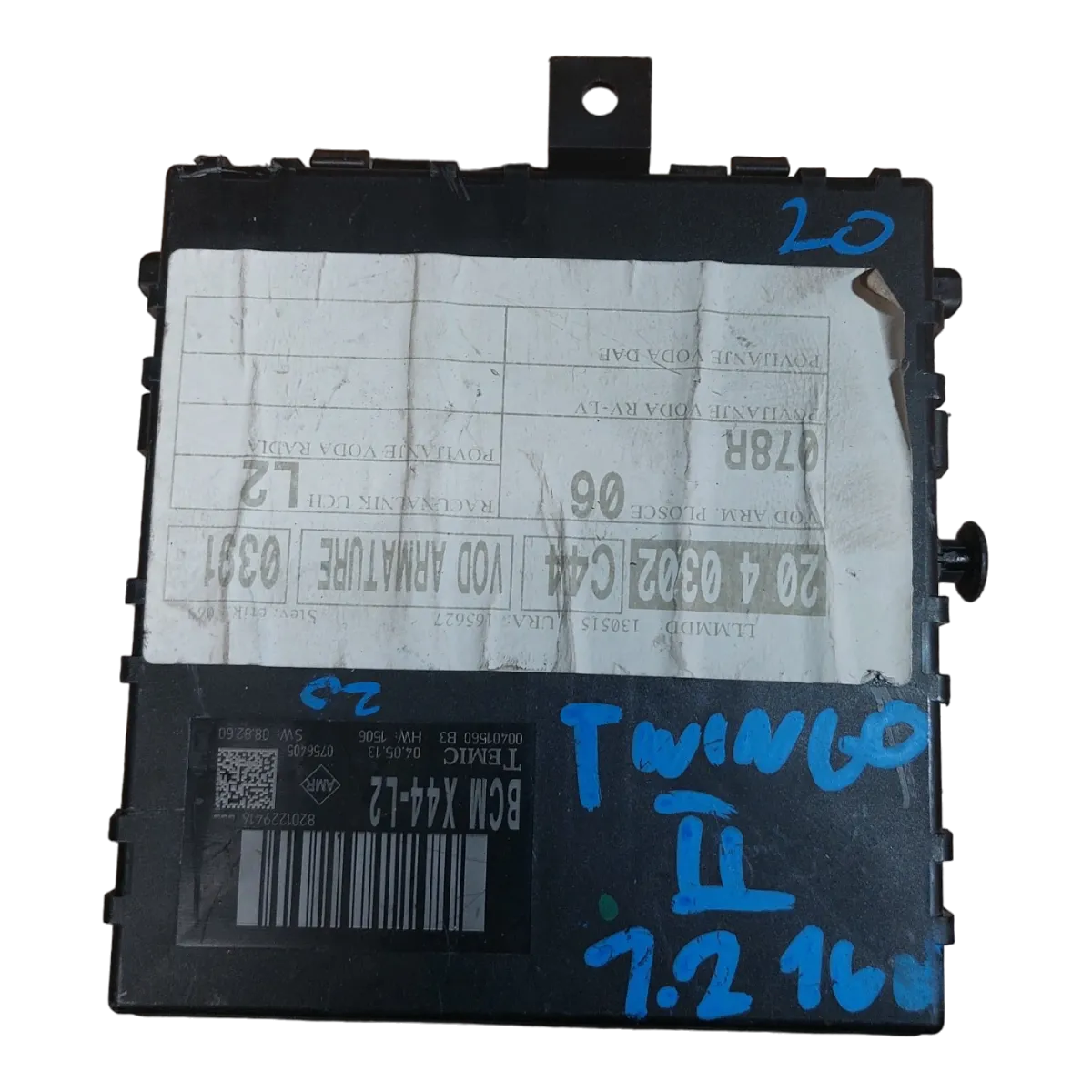 Renault Twingo II  1.2 16V   07-14   BCM modul  8201229416  X44-L2