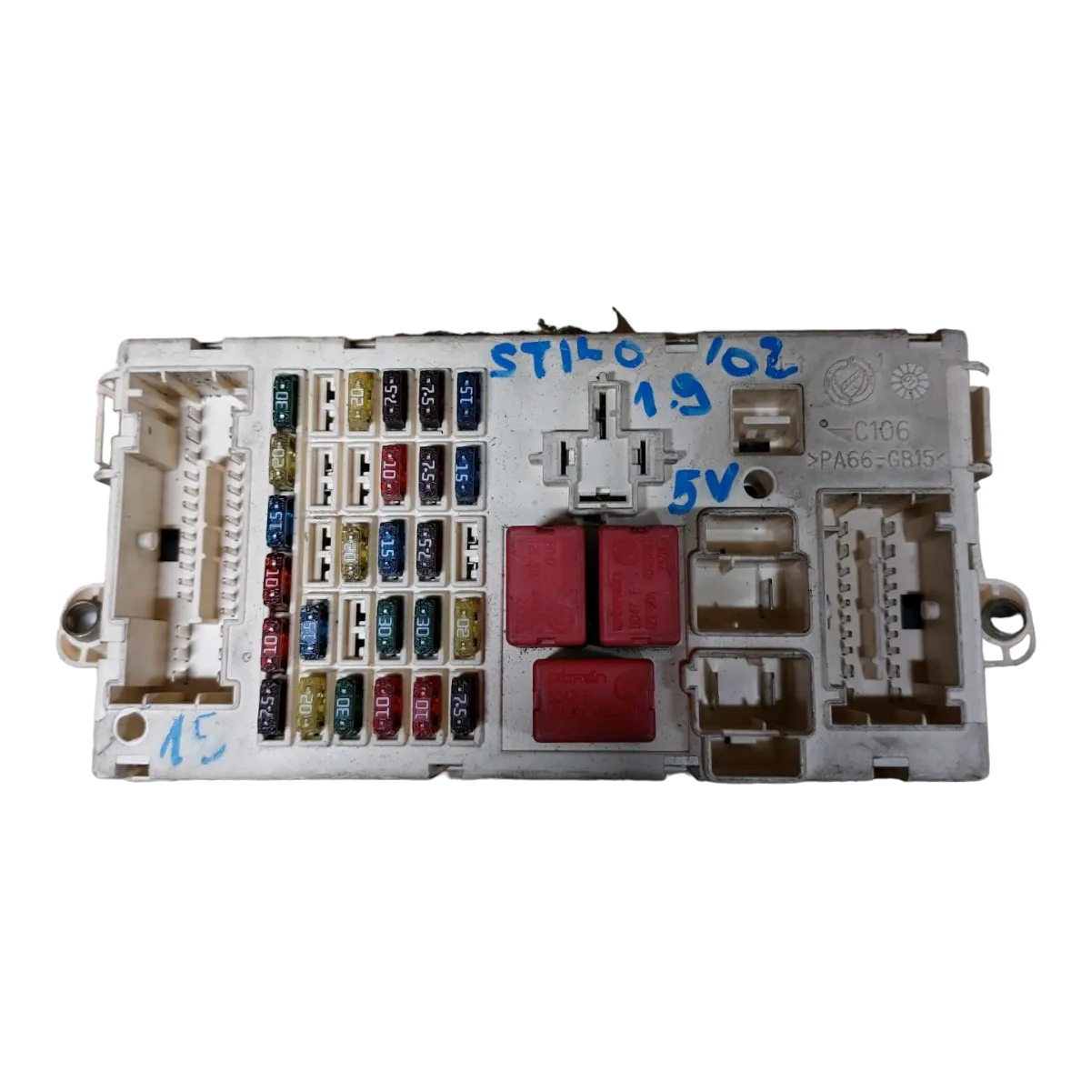 Fiat Stilo  1.9 JTD   01-10    unutarnja kutija osigurača  46750594  46797609