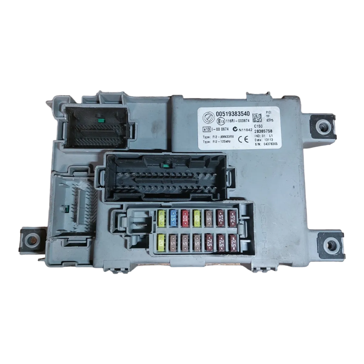 Opel Combo III  02-13  unutarnja kutija osigurača   519383540