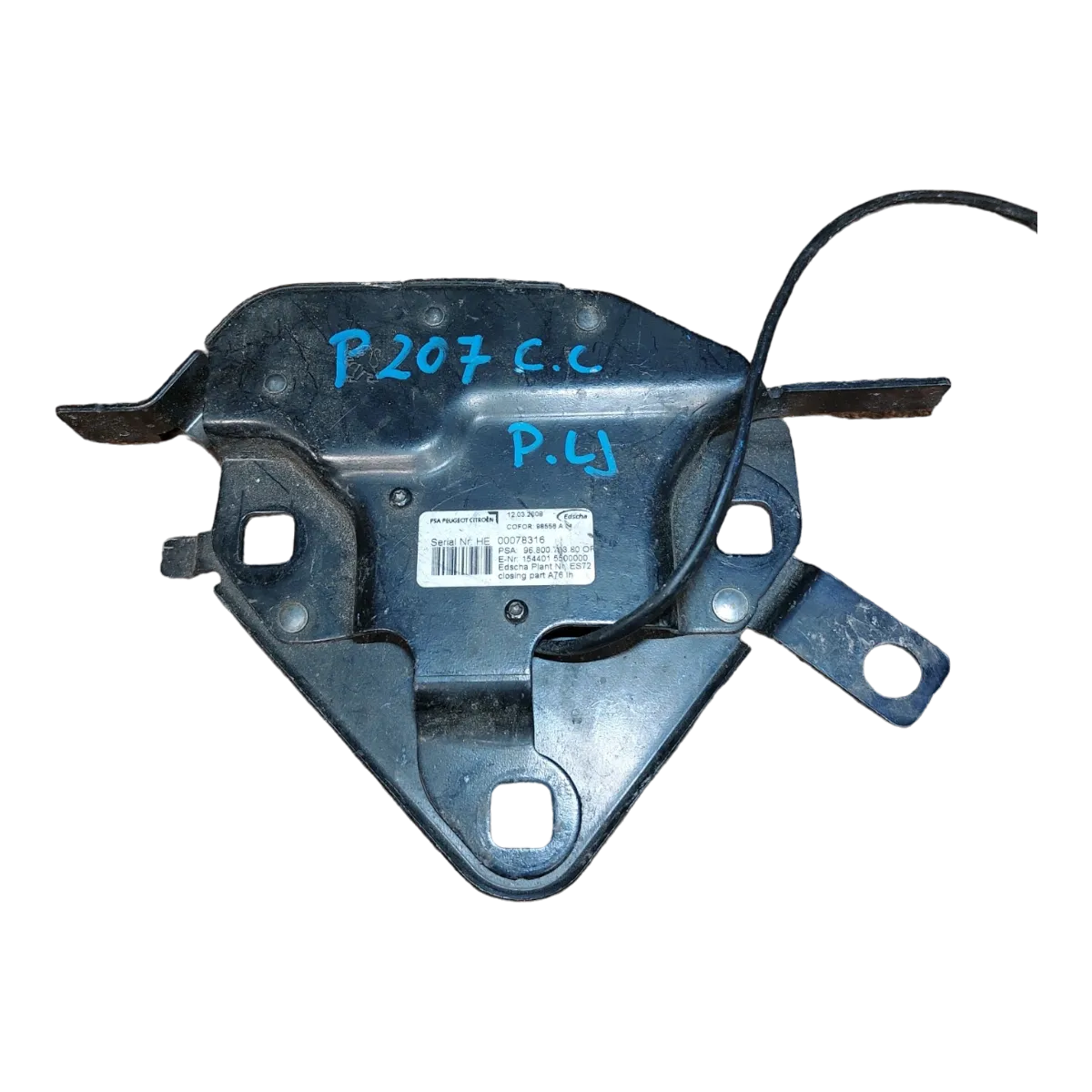 Peugeot 207 CC  1.6 16V VTI 07-13   brava krova lijeva    9680079380