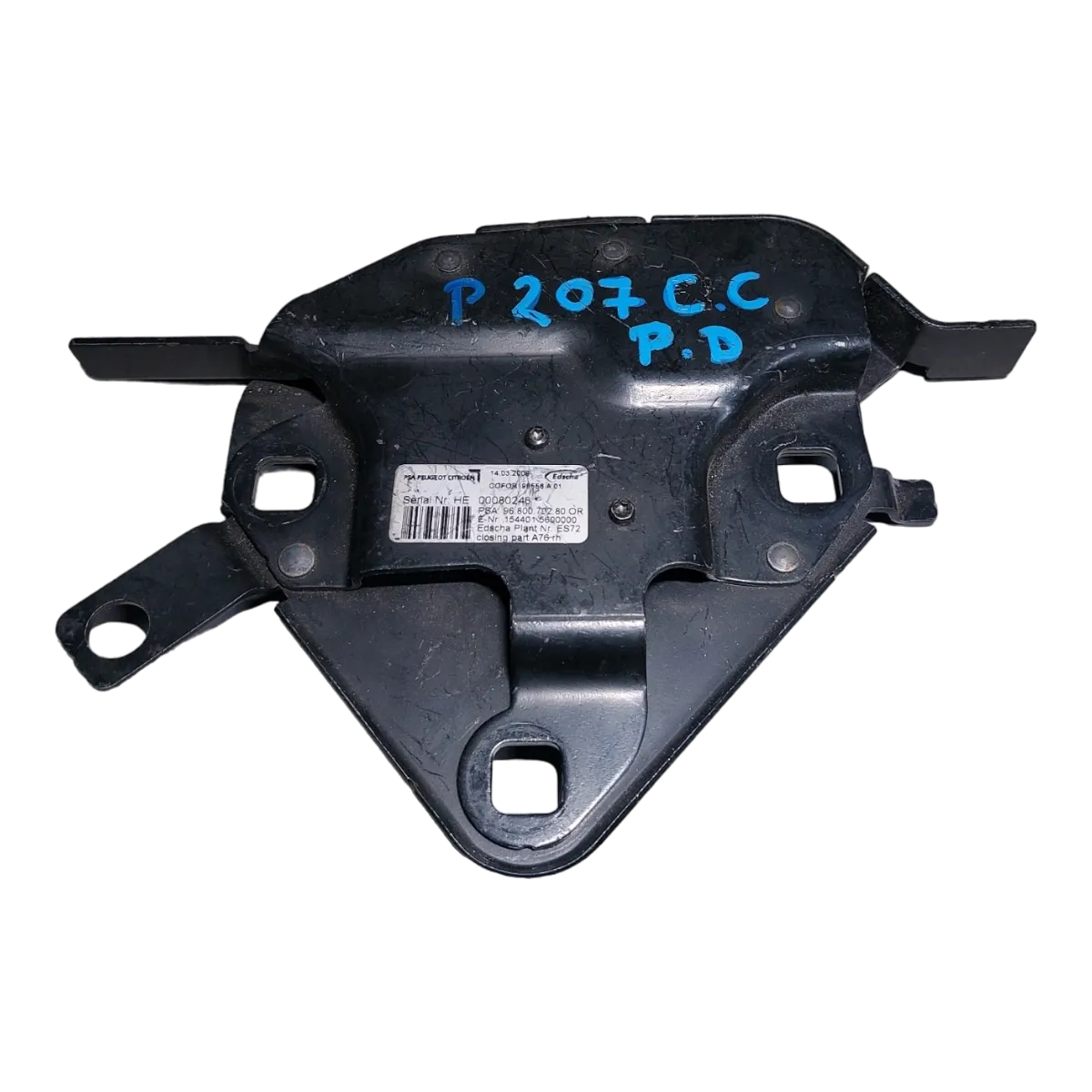Peugeot 207 CC  1.6 16V VTI 07-13   brava krova  desna  9680079280