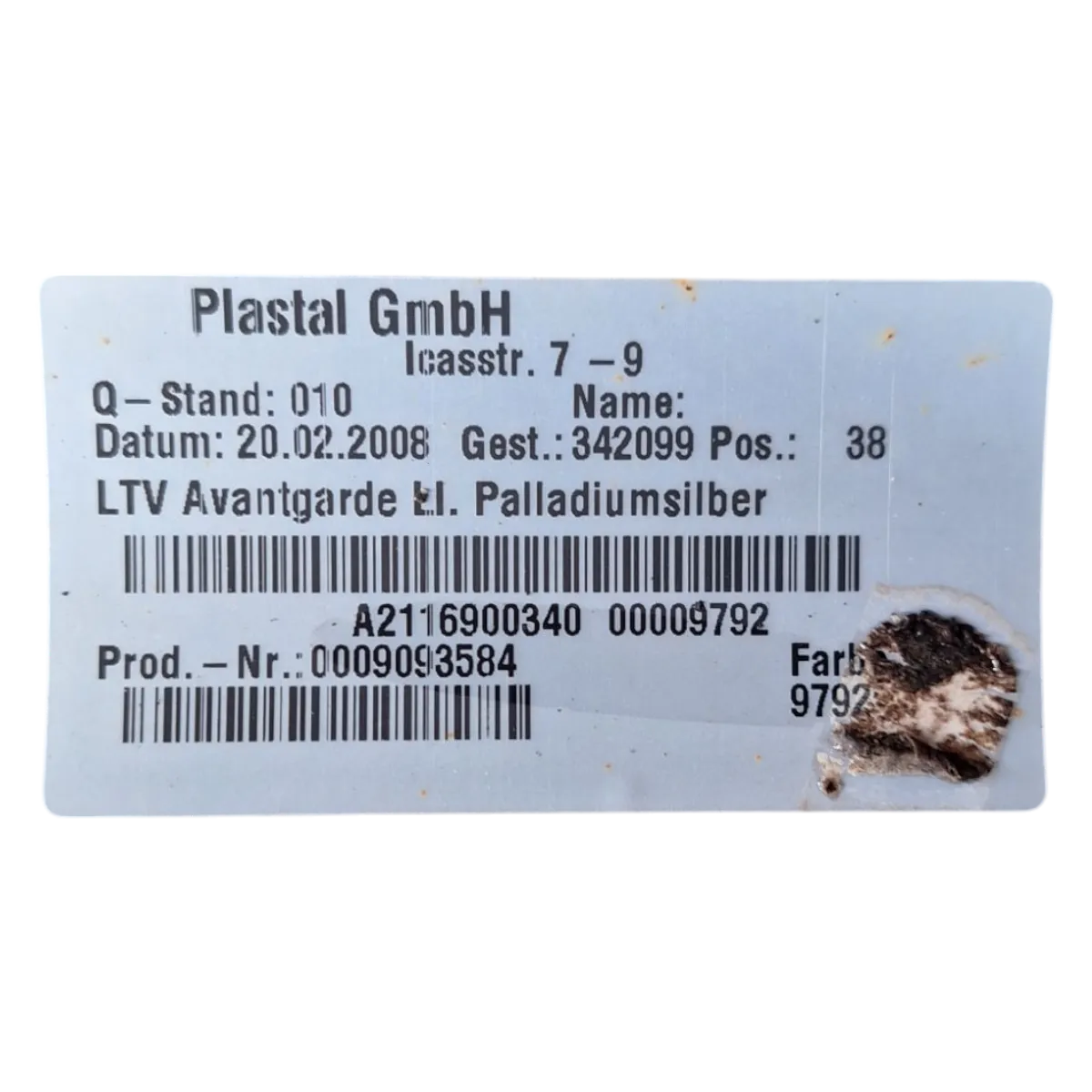 Mercedes-Benz   E-CLASS  W211  02-09    prag desni plastični   A2116900340