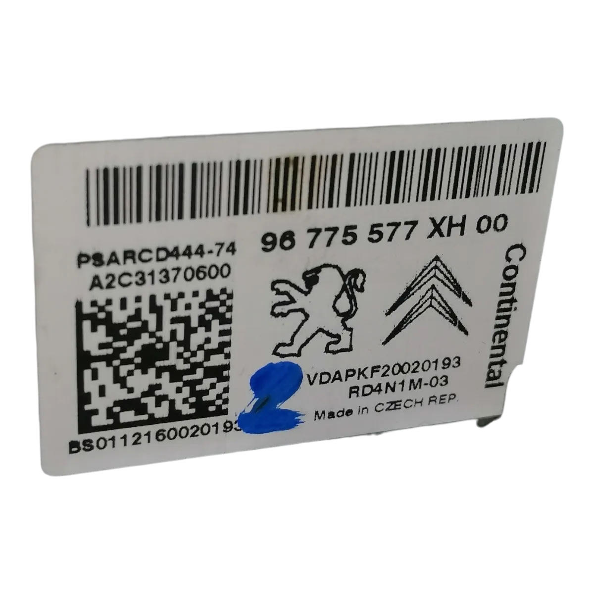 Peugeot 308  07-13   CD/radio    96775577XH   A2C31370600