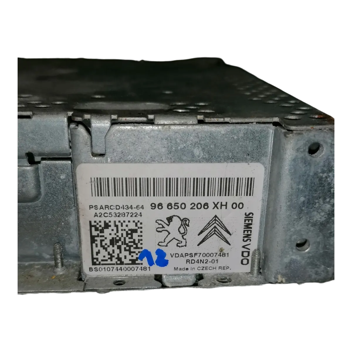 Peugeot 308   07-13    CD/radio    96650206XH   A2C53287224